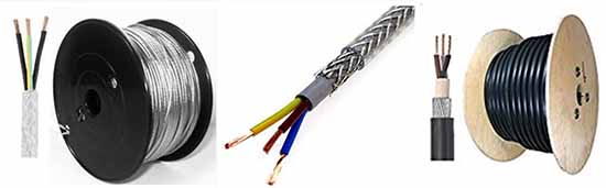 long service life and low price 3 core SY cable