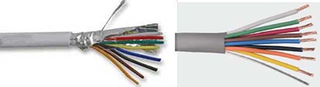 cheap 8 core screened cable, 8 core flexible cable factory